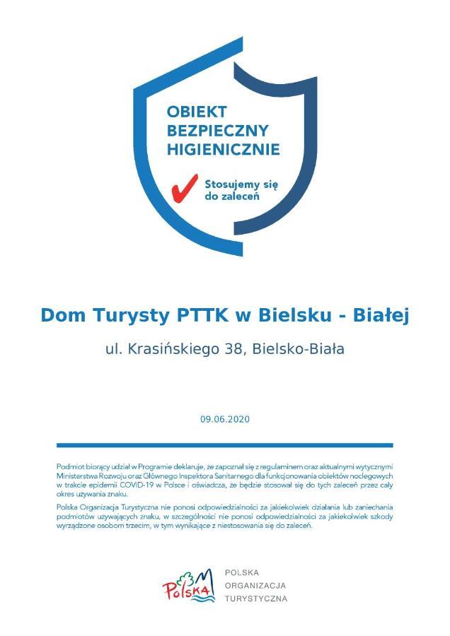 Готель Dom Turysty Pttk W Bielsku - Bialej Бельсько-Бяла Екстер'єр фото